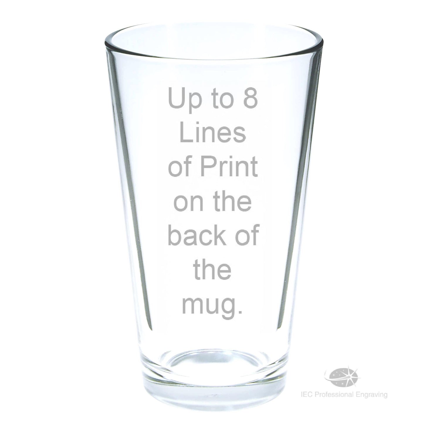 EMT 16 Ounce Pint Glass