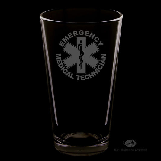 EMT 16 Ounce Pint Glass